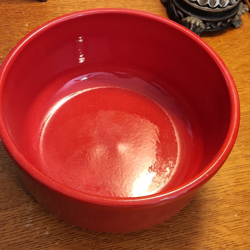 Vintage Waechtersbach Red West Germany 9" Serving Bowl - Picture 2 of 3